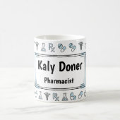 Persoonlijke apotheker mok in RX-stijl (Center)