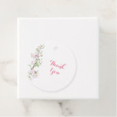 Persoonlijke Apple Blossom Bruid Dankjewel Bedankjes Labels (In situ)