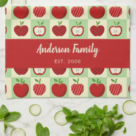 Persoonlijke Apple Farmhouse Herfst Familie Decora Theedoek