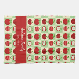 Persoonlijke Apple Farmhouse Herfst Familie Decora Theedoek