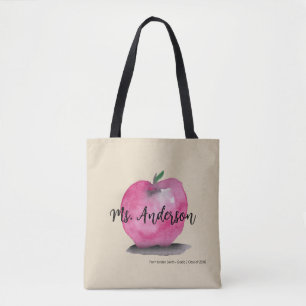 Persoonlijke Apple-lerarennaam van de student Tote Bag