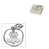 Persoonlijke Appleboomgaard Retouradres Stempelkus Rubberstempel (Gestempeld)