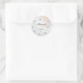Persoonlijke Aqeeqah Ster Sticker – Naam & Datum (Tas)