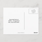 Persoonlijke Aqua Roos Bloem Briefkaart (Achterkant)