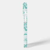 Persoonlijke Aqua Schelpen Case-Mate iPhone Case (Achterkant / Links)