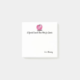 Persoonlijke aquarel schoolnotitie van mama voor a post-it® notes