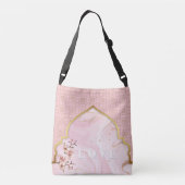 Persoonlijke Arabesque Schoudertas | Blush Crossbody Tas (Achterkant)