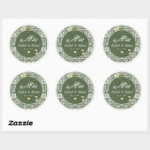 Persoonlijke Arabische koppel viering sticker (Vel)