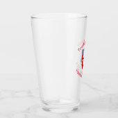 Persoonlijke Argentijnse Rode LOVE Vlag Glas (Rechts)