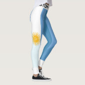 Persoonlijke Argentina-voetbalfan Leggings (Rechts)
