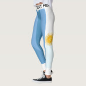 Persoonlijke Argentina-voetbalfan Leggings (Links)