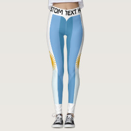 Persoonlijke Argentina-voetbalfan Leggings