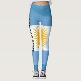 Persoonlijke Argentina Voetbalfan Leggings