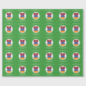 Persoonlijke Armeense Vlag Kerstengel Cadeaupapier (Vlak)