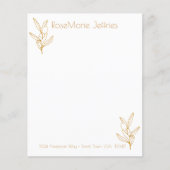 Persoonlijke artikelen voor gouden en witte ovale (Voorkant)