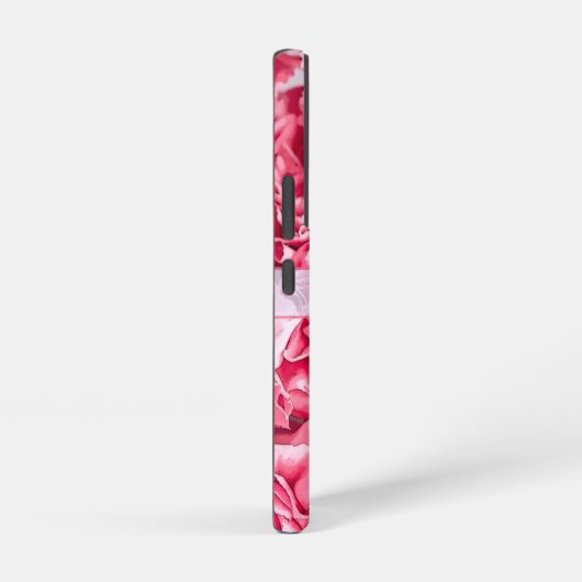 Persoonlijke Artsy Roze Roos Naam Samsung Galaxy Hoesje (Rechterkant)