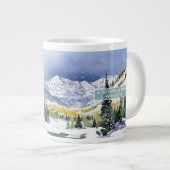 Persoonlijke Aspen Colorado Aquarel Mok (Voorkant rechts)