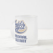 Persoonlijke assistent-cadeau matglas koffiemok (Voorkant links)