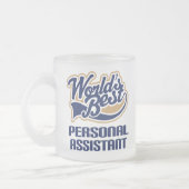 Persoonlijke assistent-cadeau matglas koffiemok (Links)