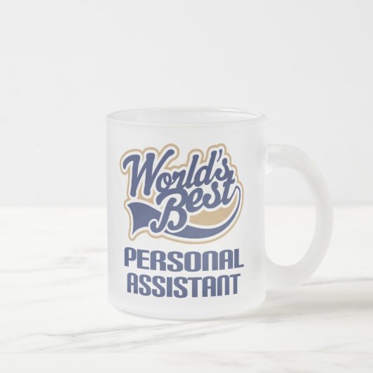Persoonlijke assistent-cadeau matglas koffiemok (Rechts)