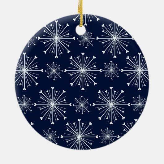 Persoonlijke assistent-kerstcadeau keramisch ornament (Achterkant)