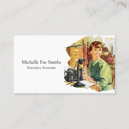 Persoonlijke assistent virtuele assistent visitekaartje (Voorkant)