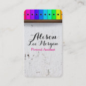 Persoonlijke assistent - virtuele assistent visitekaartje (Voorkant)