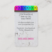 Persoonlijke assistent - virtuele assistent visitekaartje (Achterkant)