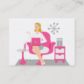 Persoonlijke assistent visitekaartje (Achterkant)