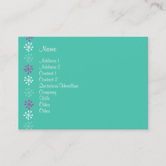 Persoonlijke assistent visitekaartje (Voorkant)