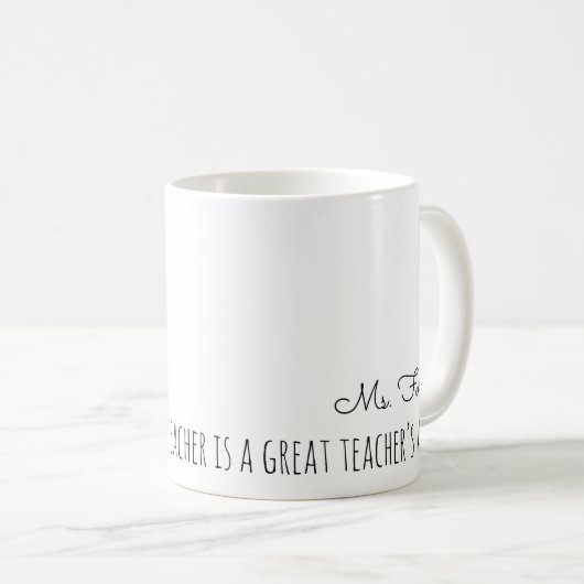 Persoonlijke assistentie/assistent-Mok van de lera Koffiemok (Voorkant rechts)