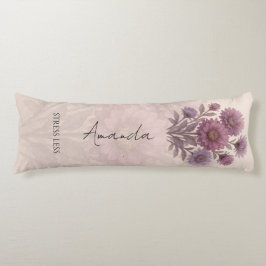 Persoonlijke Aster Bloem, Aangepaste Bloemen Lichaamskussen
