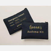 Persoonlijke Astma Kit Tas – Elegante Inhalator Ta