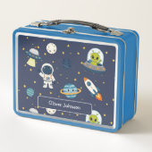Persoonlijke astronaut alien raket ruimteverkenner (Voorkant)