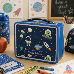 Persoonlijke astronaut alien raket ruimteverkenner