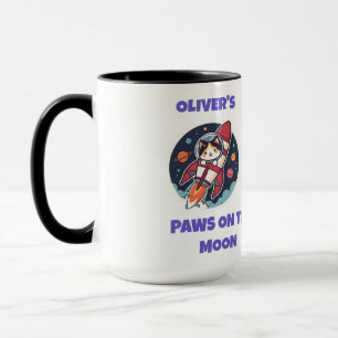 Persoonlijke Astronaut Kitty Koffie & Cacaokop Mok