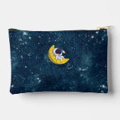 Persoonlijke astronaut op de maan met raket etui (Achterkant)