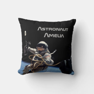 Persoonlijke astronautenruimtewandeling kussen