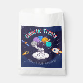 Persoonlijke astronautische ruimtefeestjes traktat bedankzakje (Voorkant)