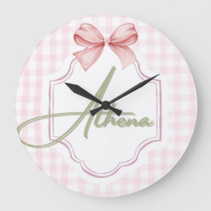 Persoonlijke Athena Baby Meisje Slaapkamer Boog&Gi Grote Klok