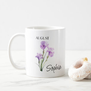 Persoonlijke Augustusbloem Koffiemok