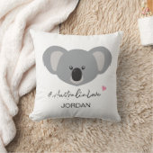 Persoonlijke Australia Love Cute Koala Baby Kussen (Deken)