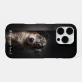 Persoonlijke Australian Shepherd-portret iPhone-ho iPhone Hoesje (Achterkant horizontaal)