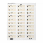 Persoonlijke Australische Cattle Dog Etiket (Full Sheet)