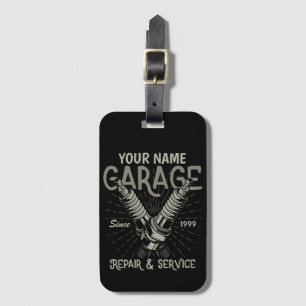 Persoonlijke Auto Garage Retro Ontstekingspin Bagagelabel