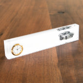 Persoonlijke automatische mechanische of automatis naambordje (Zijkant)