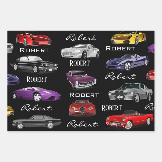 Persoonlijke auto's inpakpapier vel (Voorkant 2)