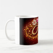 Persoonlijke Ava mok goud roze hart romantisch cad (Links)