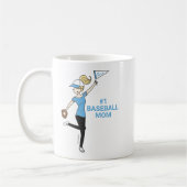 Persoonlijke Avatar #1 Baseball Mok van de Koffie  (Links)