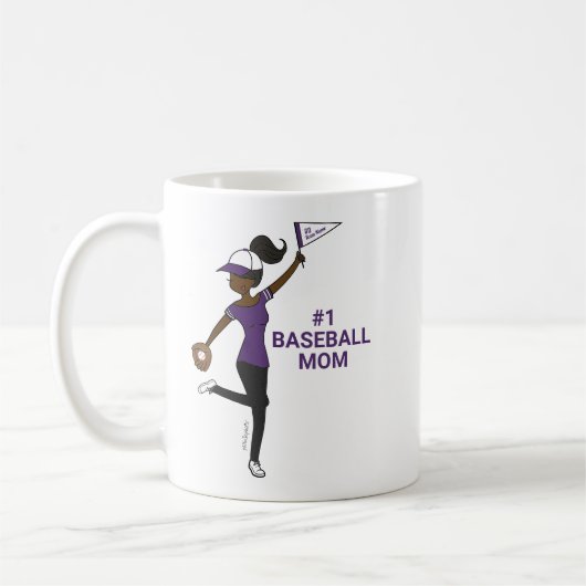 Persoonlijke Avatar #1 Baseball Mok van de Koffie  (Links)
